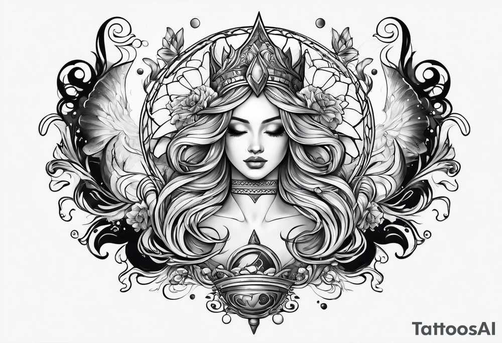 aquarius tattoo idea
