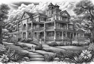 Texas history sleeve tattoo idea