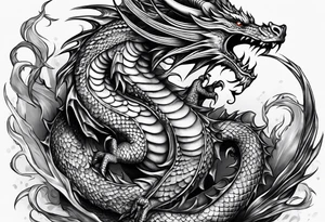 dragon tattoo idea