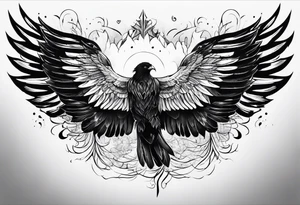 Icarus 

include quote
let our scars fall in love tattoo idea