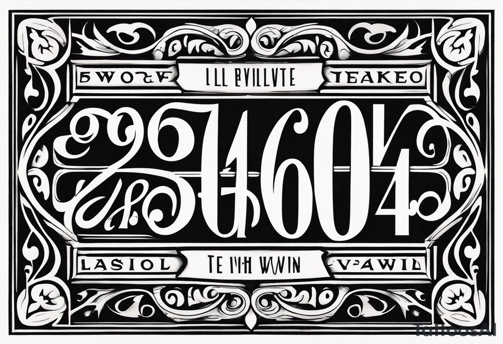 1964 tattoo idea