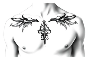 Sexy between breasts
 tattoo small/medium size for women tattoo idea