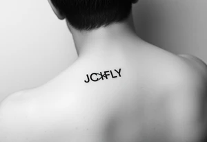 A small tattoo to go on my inner forearm with the letters JCIFLY in an infinity symbol shape more enclosed and smaller tattoo idea