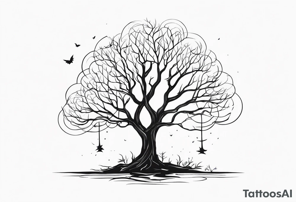 Spooky Tree tattoo idea