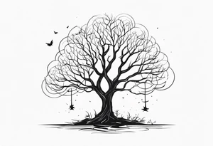 Spooky Tree tattoo idea