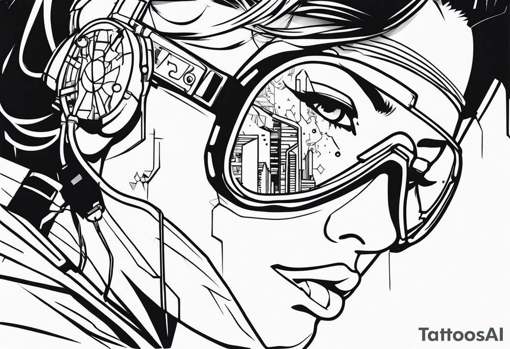 CYBERPUNK tattoo idea