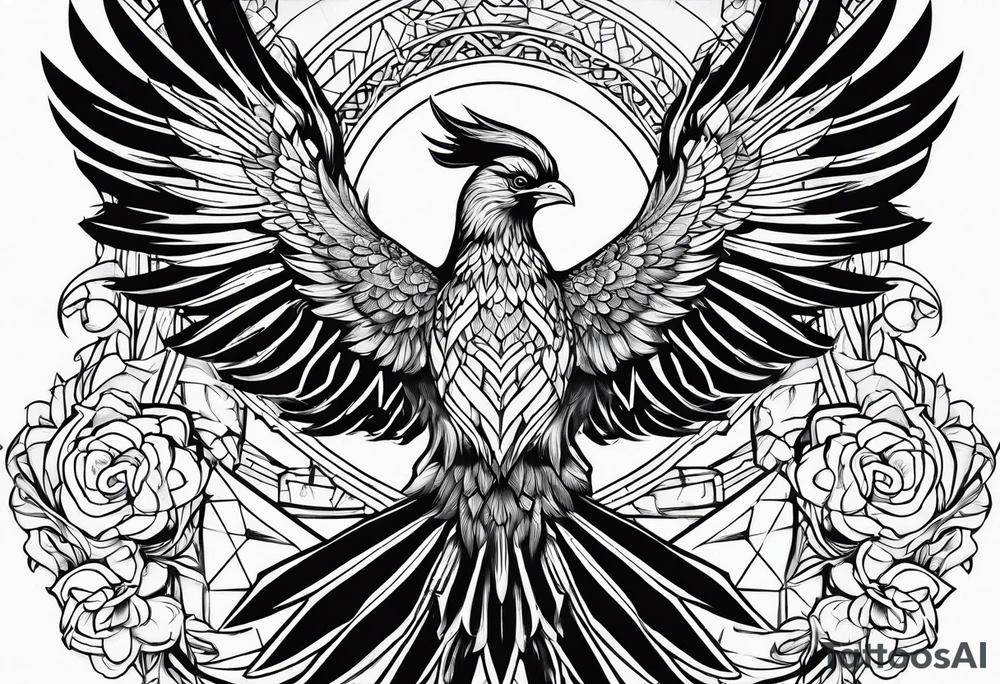 little pheonix tattoo idea