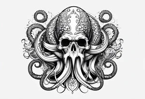 tentacles holding a joint tattoo idea