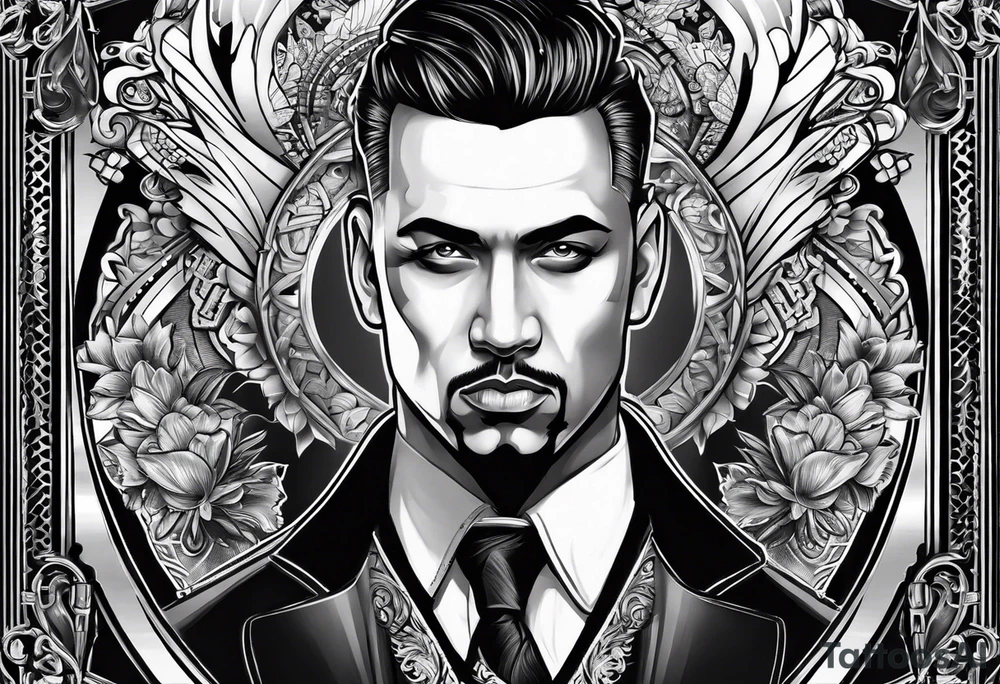 Gangster tattoo idea