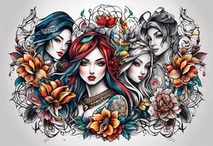 7 siblings tattoo idea