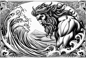 poseidon water tattoo tattoo idea