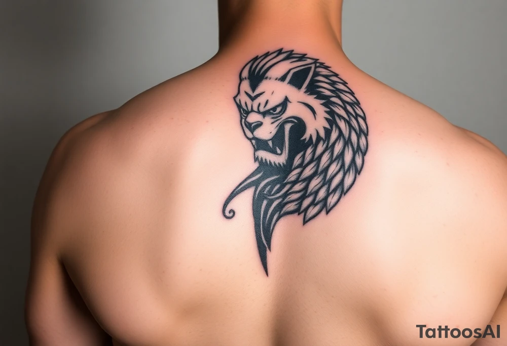 Strong protector of loved ones tattoo idea