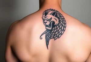 Strong protector of loved ones tattoo idea