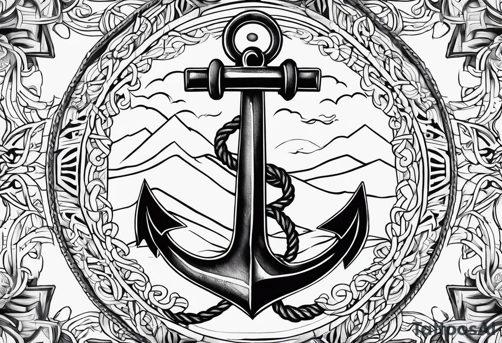 Anchor 
Not all who wander are lost tattoo idea