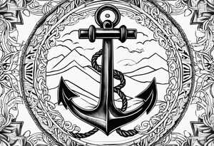 Anchor 
Not all who wander are lost tattoo idea