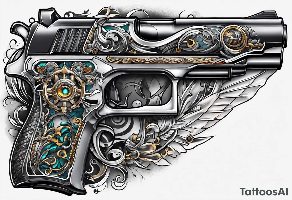 Hidden blade tattoo idea