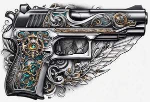 Hidden blade tattoo idea