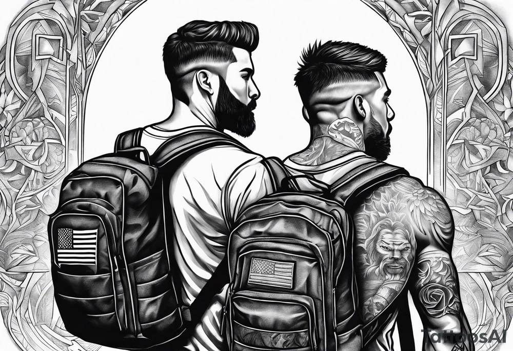 Rucking, brotherhood, fitness, GrowRuck tattoo idea