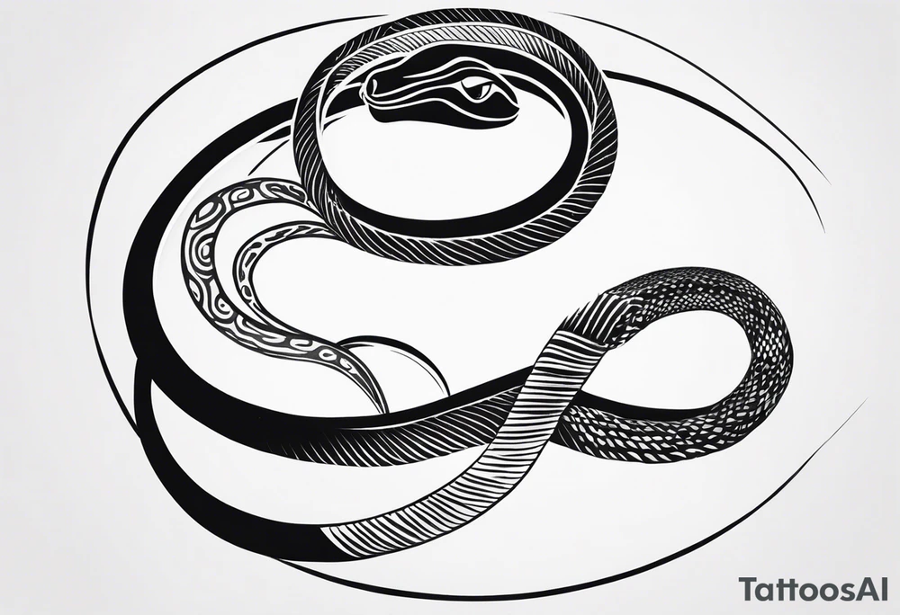 Coiled Snake tattoo idea