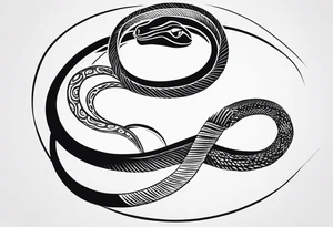 Coiled Snake tattoo idea