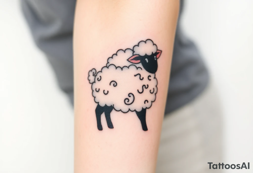 Black sheep tattoo idea