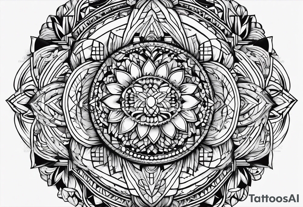 Circles tattoo idea