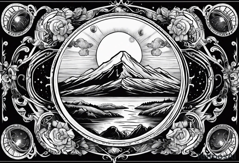 Flat earth tattoo idea