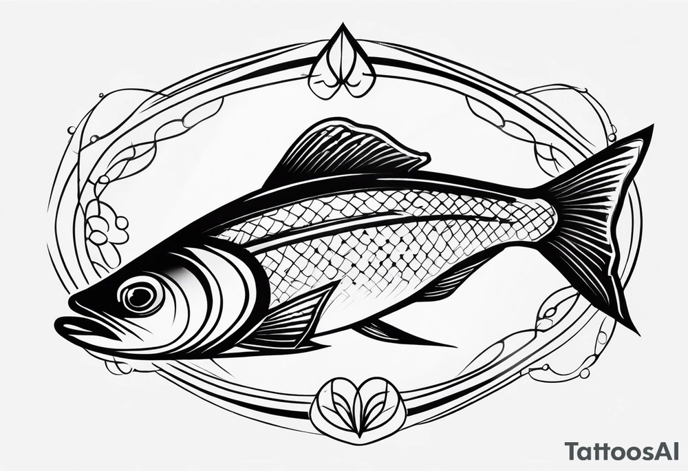 Signo de peixes tattoo idea