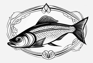 Signo de peixes tattoo idea