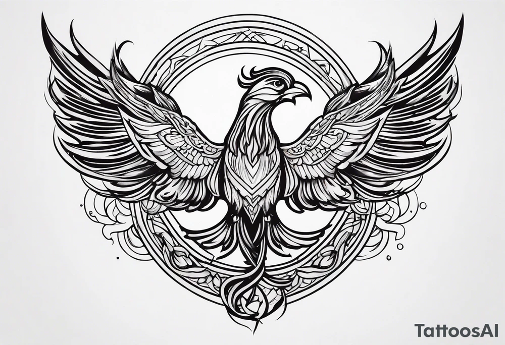 phoenix tattoo idea