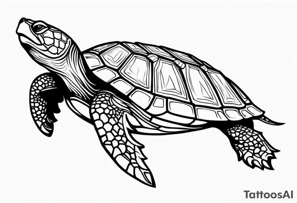 Navy turtle shellback tattoo tattoo idea