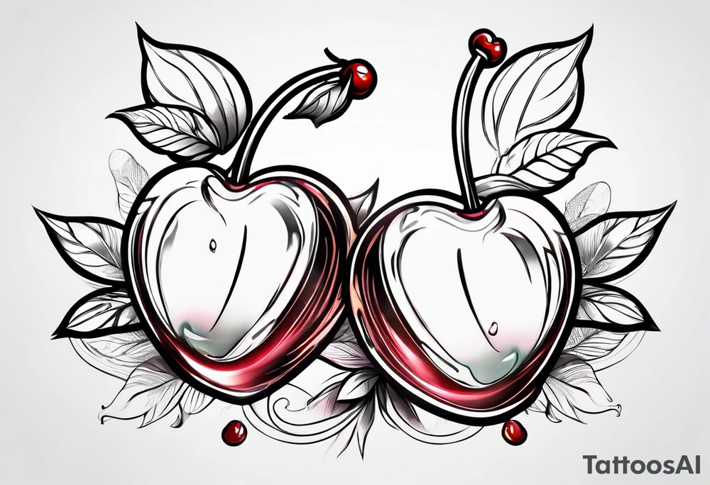 Cherry love tattoo idea