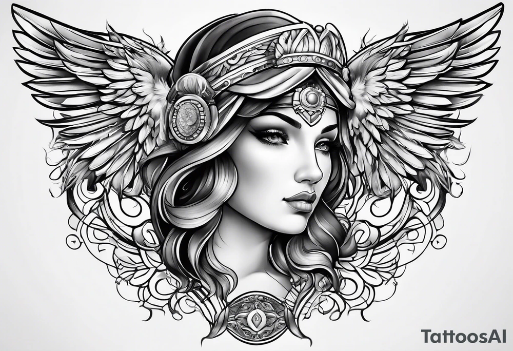 Athena tattoo idea