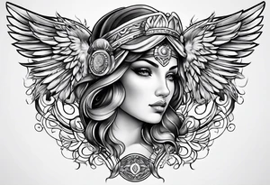 Athena tattoo idea