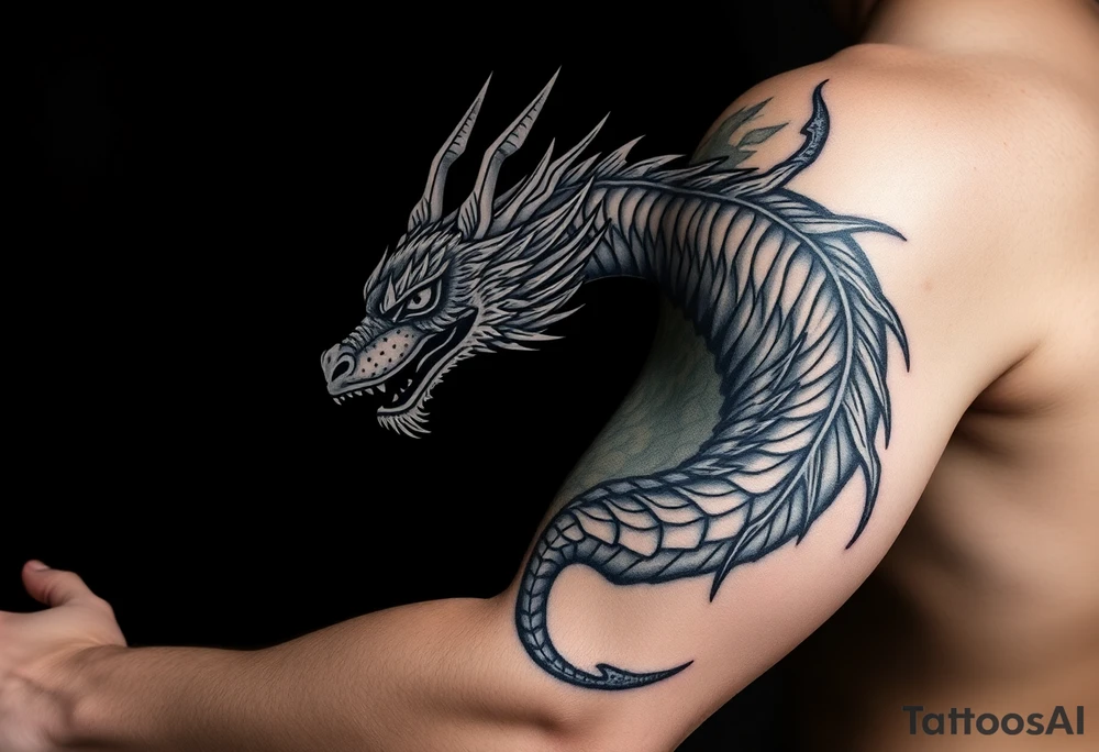 dragon tattoo idea