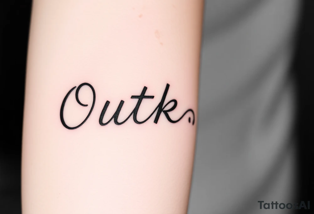 music group Outkast simple tattoos tattoo idea