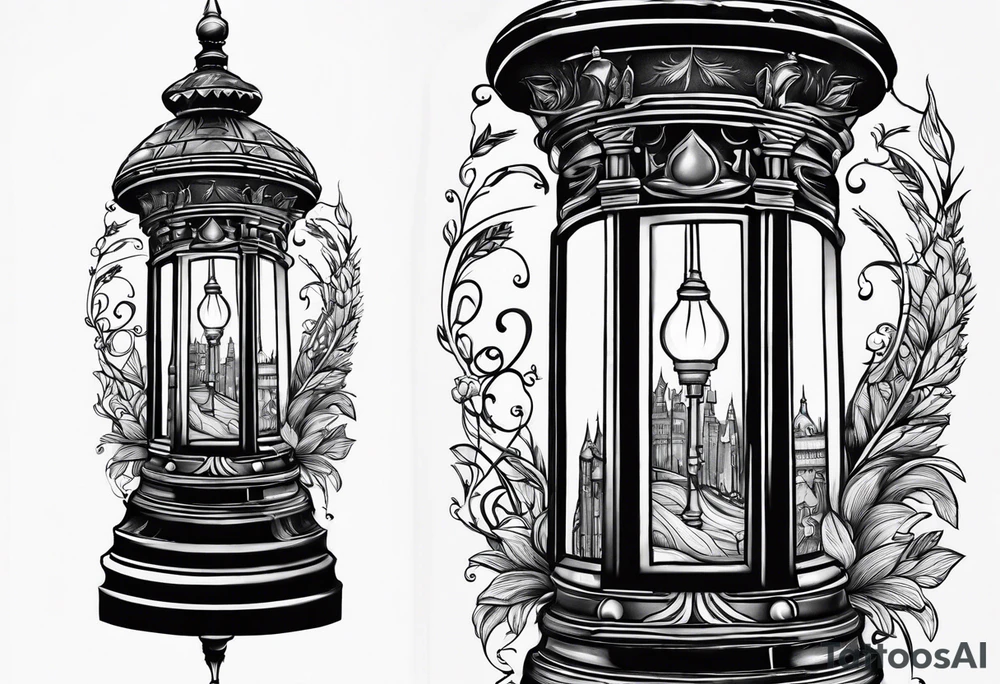 Narnia lamp post tattoo idea