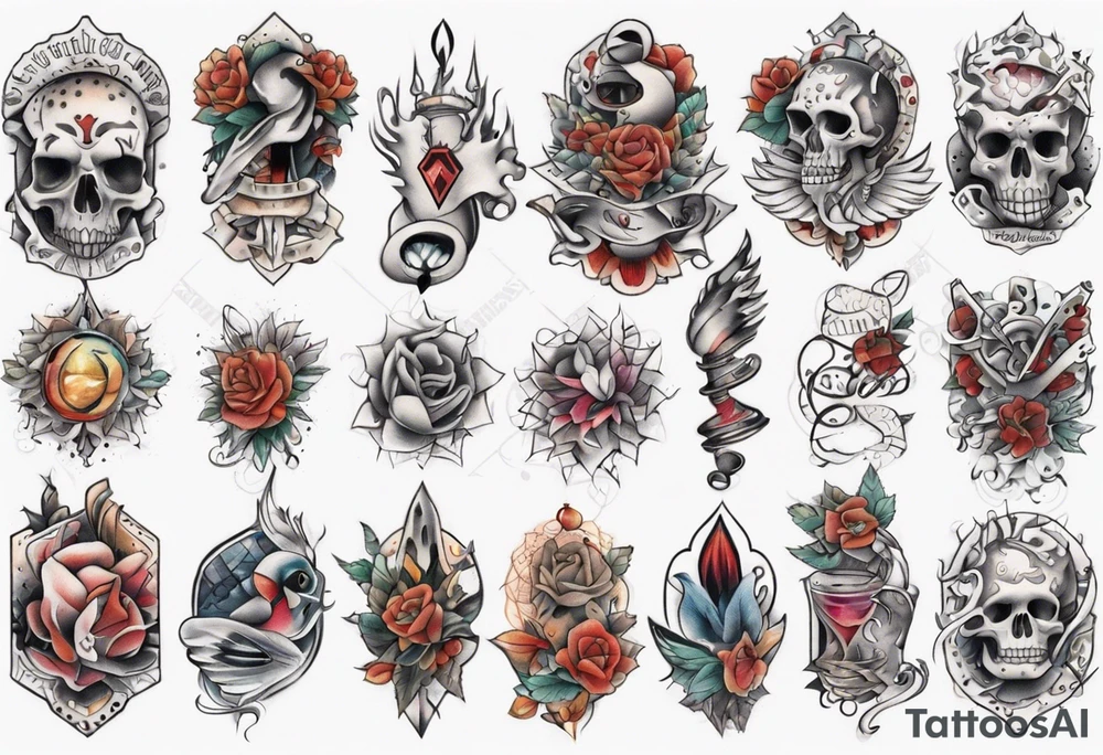 tattoo artist giving a tattoo tattoo idea