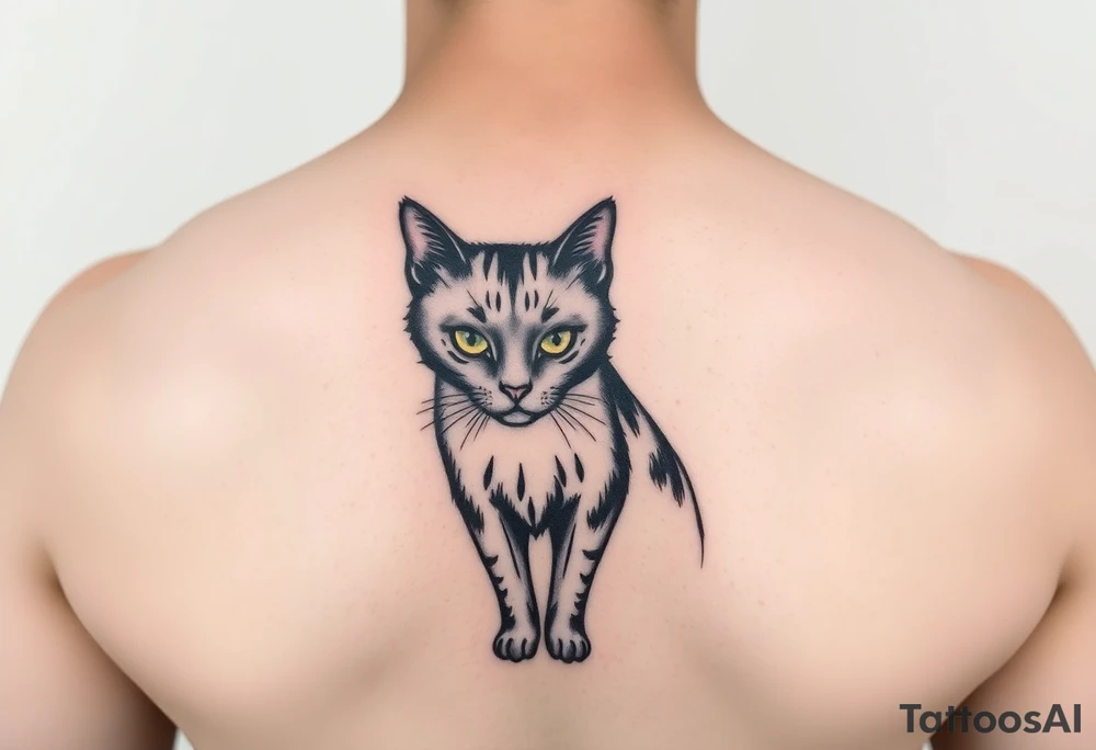 Black Cat tattoo idea