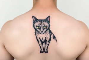 Black Cat tattoo idea