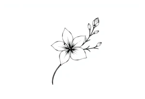 Le Chardon fleur. Nationale Écossaise tattoo idea