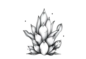 Cute cacti tattoo idea