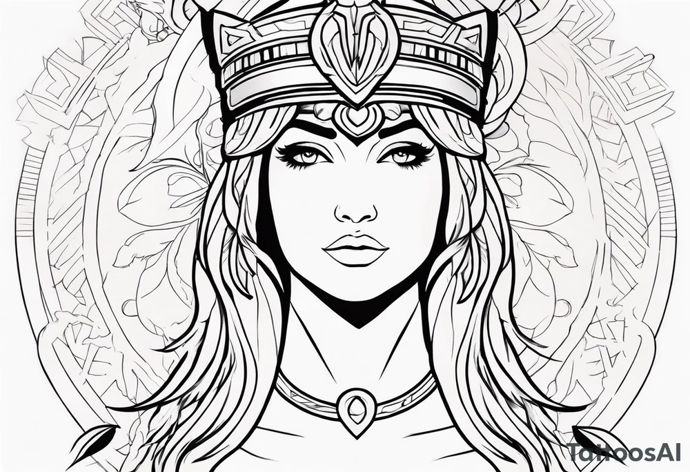 Athena tattoo idea