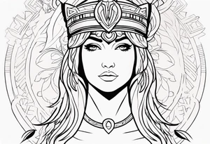 Athena tattoo idea