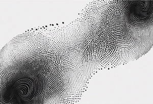 abstract flow tattoo idea