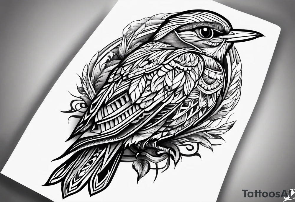 A shoe bill bird
 forearm tattoo tattoo idea
