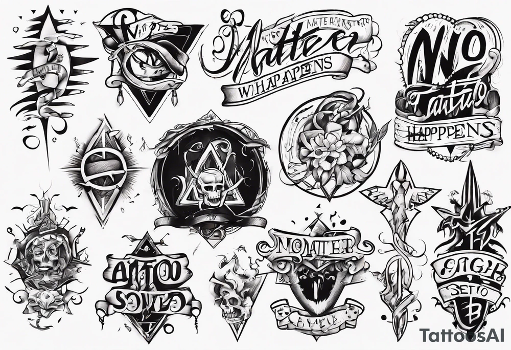 No Matter What Happens... tattoo idea
