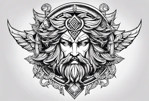 chaos greek god symbol tattoo idea