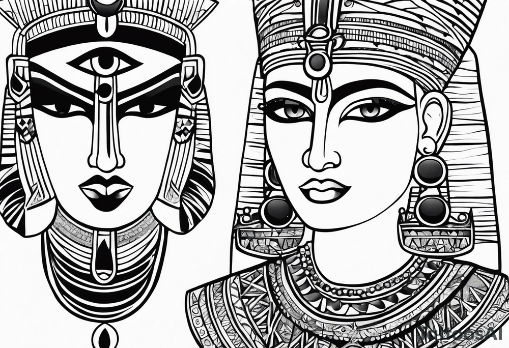 amcient egypt tattoo idea
