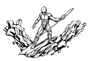 Silver Surfer comic accurate tattoo idea